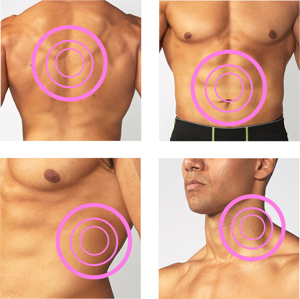 A posture activating the belly, back, neck, and obliques during exercise.