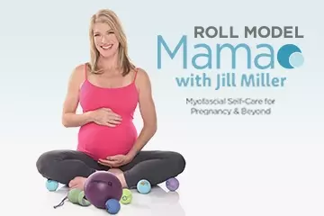 The cover of "Roll Model Mama" by Jill Miller, featuring a dynamic design and attractive color scheme.