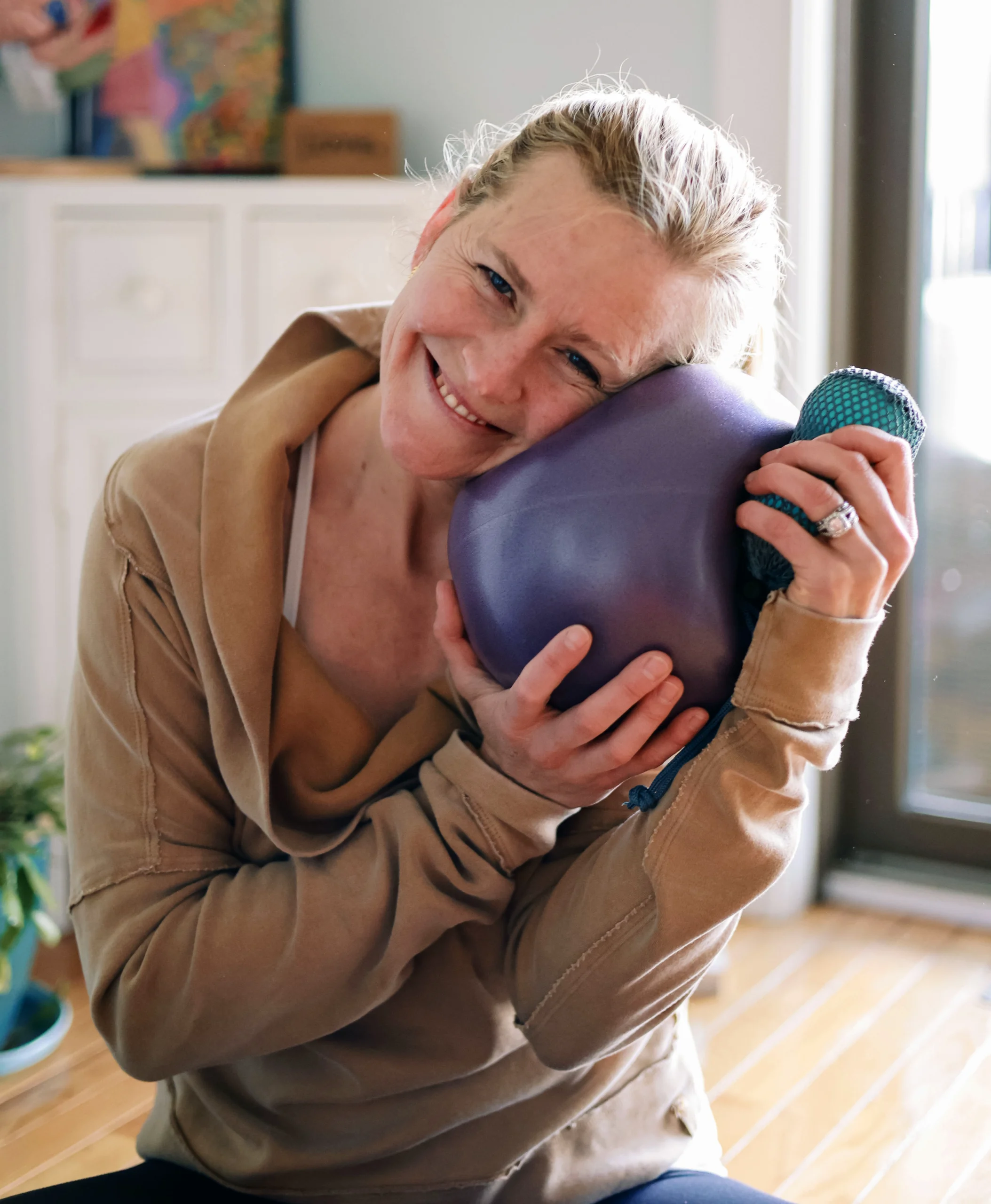 Sarah Harmon, School of Mom, interviews for Tune Up FItness 