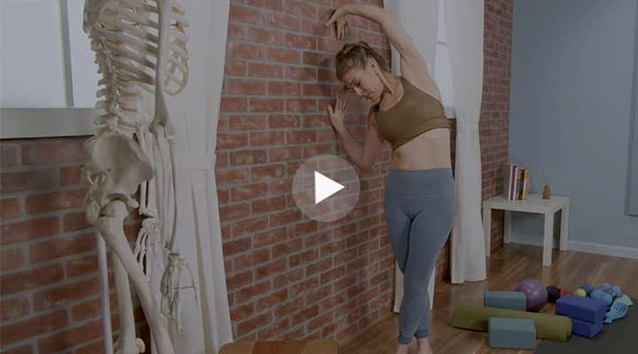 Boomerang at Wall with Crossed Legs