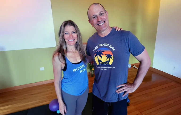 Eric Sutz, teacher and fan of Roll Model Method with Program Originator, Jill Miller