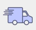 delivery-truck-illustration Delivery truck icon representing fast, reliable shipping of Tune Up Fitness products.