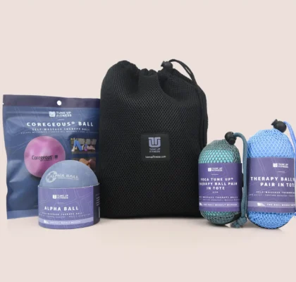 Roll Model Starter Kit Tune Up Fitness Roll Model Starter Kit featuring therapy balls, carry pouches, and a storage bag for self-massage, mobility, and recovery.